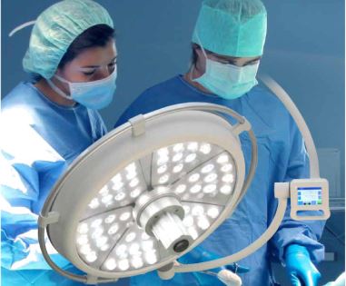 Stropná prevádzková lampa pre chirurgické centrá